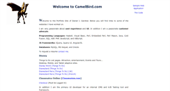 Desktop Screenshot of camelbird.com